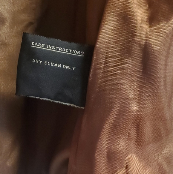 Vintage DONATELLA Green Wool Blend Cropped Zip Front Blazer Jacket 12 - Picture 8 of 8